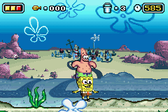 SpongeBob SquarePants The Movie screenshot 3 for GameBoy Advance